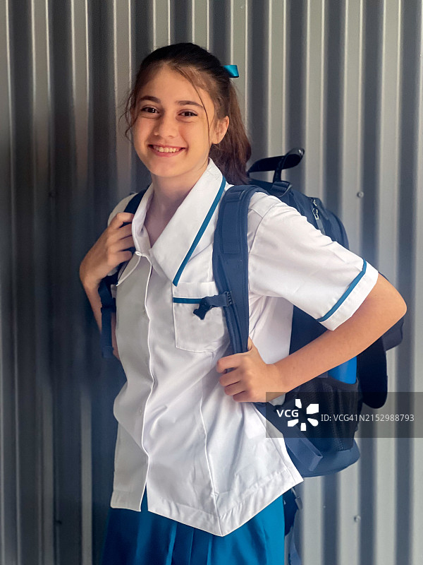 澳大利亚女高中生图片素材