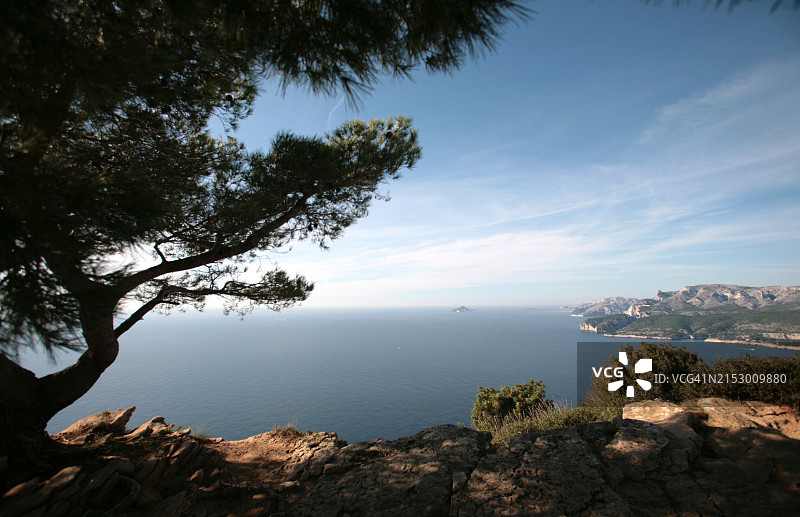 从卡纳耶角看到的波特品峡湾，法国图片素材