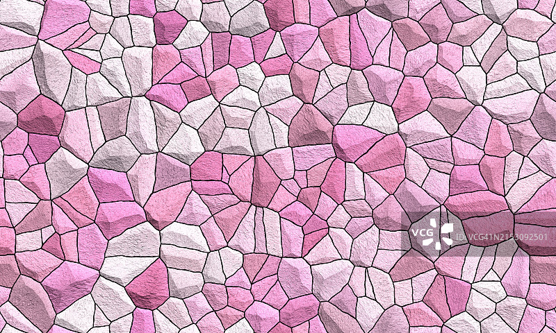 粉色调马赛克石墙图片素材