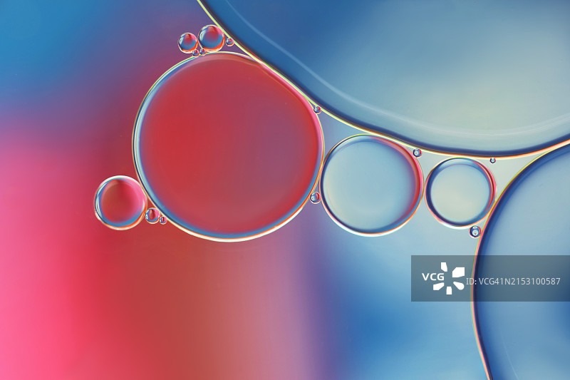 水中气泡特写图片素材