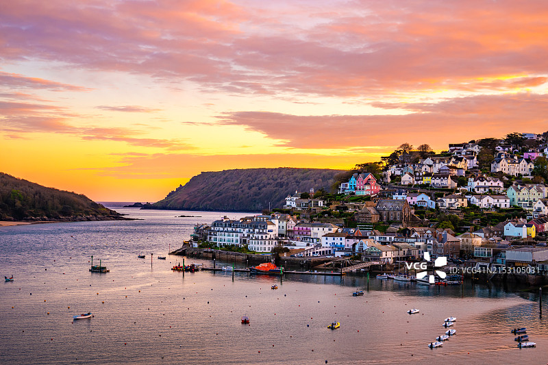 德文郡索尔科姆景色图片素材