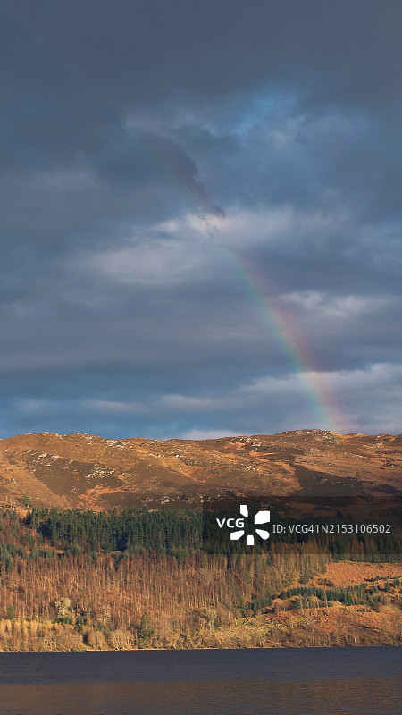 英国的彩虹风景图片素材
