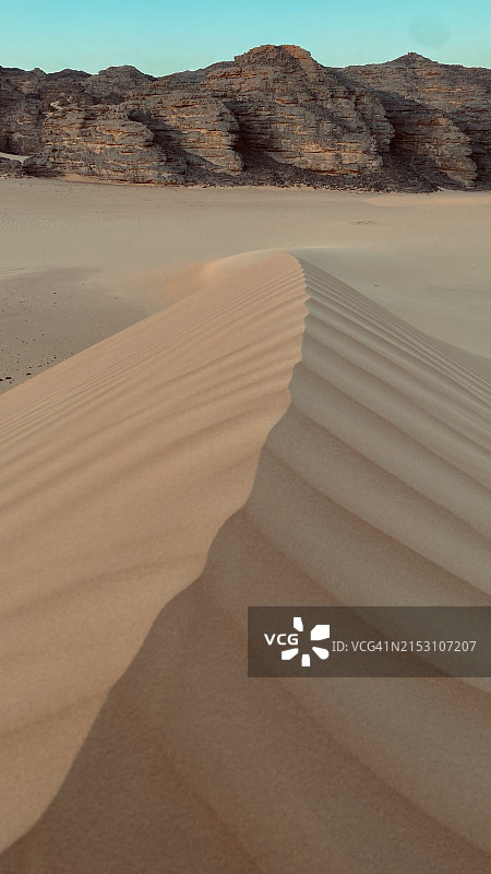 阿尔及利亚贾奈特沙漠风光图片素材