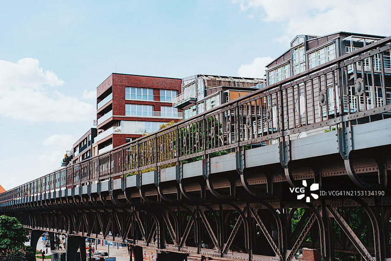 德国汉堡的有轨电车图片素材