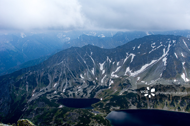 波兰扎科帕内雪山航拍图片素材