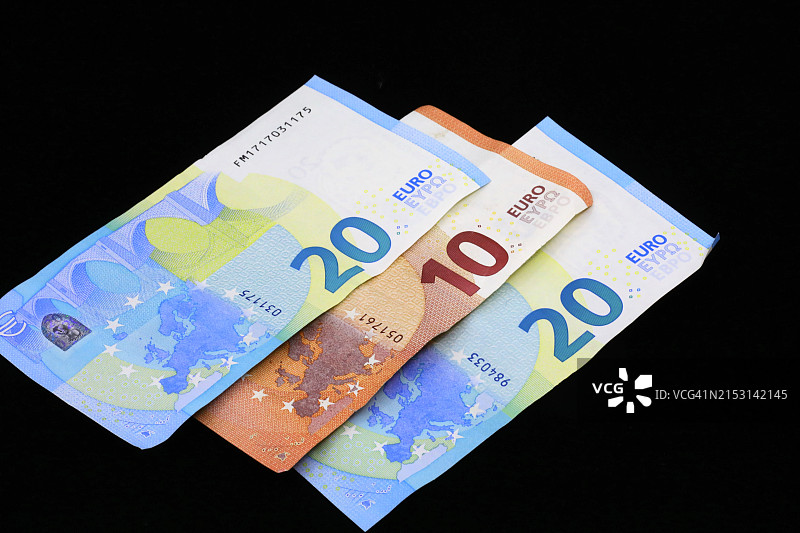 欧元纸币图片素材