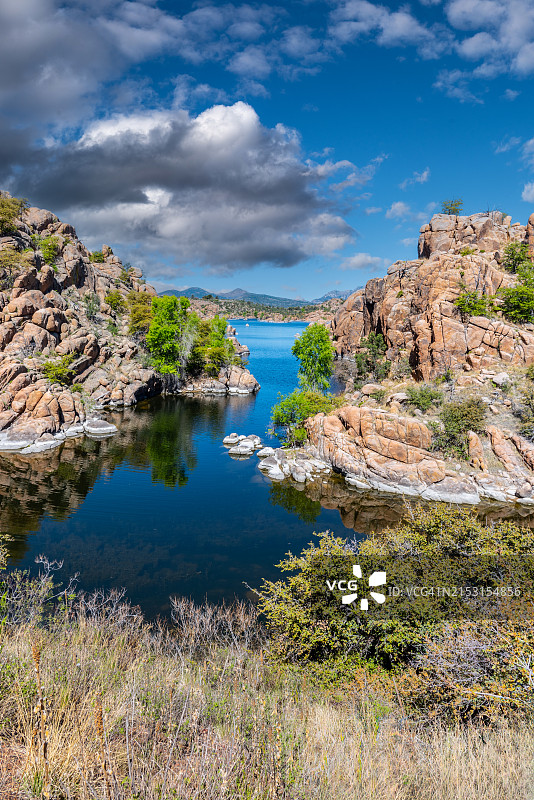 沃森湖和花岗岩戴尔斯图片素材