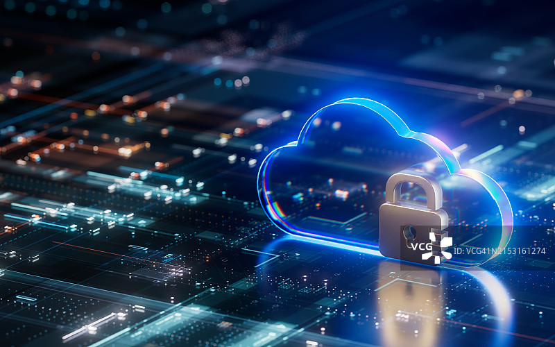 人工智能安全：密码、网络安全、勒索软件、邮件钓鱼和加密技术图片素材