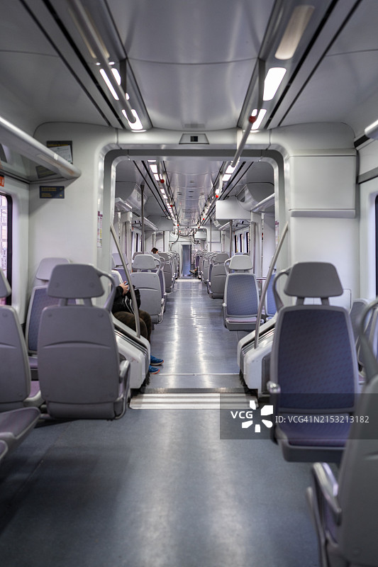 空车厢内部景象图片素材