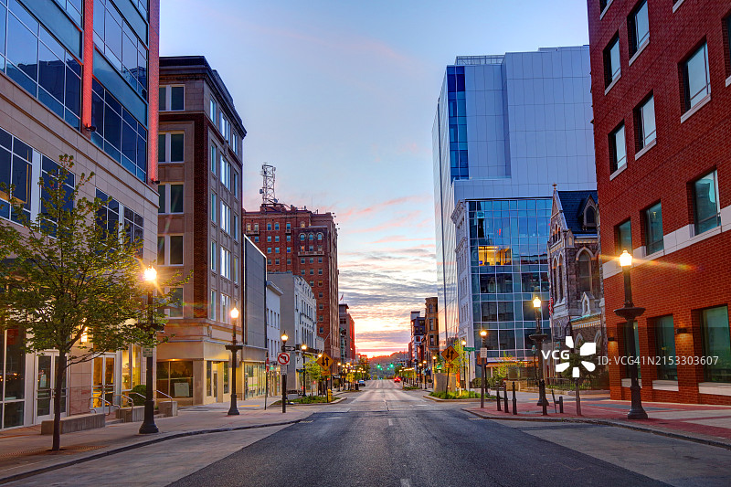 宾夕法尼亚州艾伦敦市中心图片素材