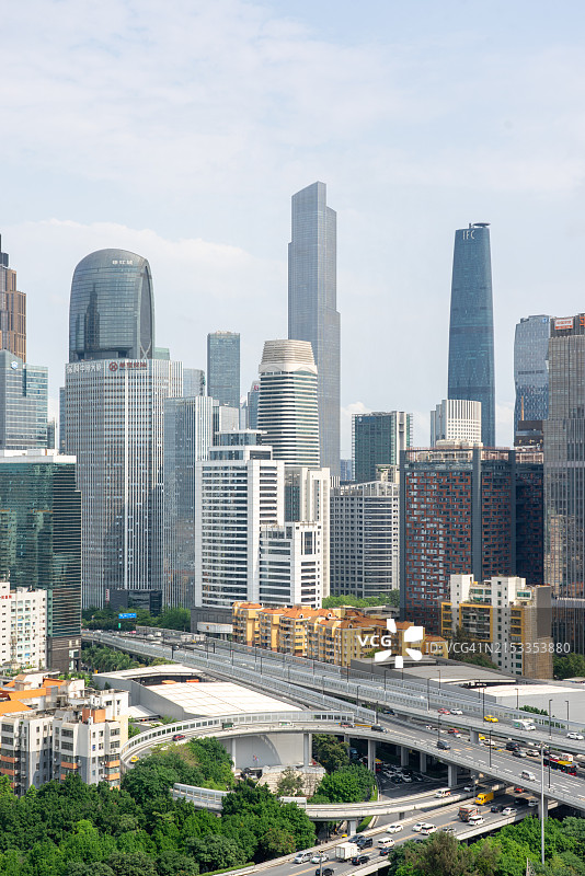 广州城市风光图片素材