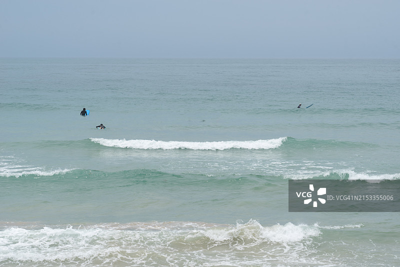 俯瞰清澈的海滩图片素材