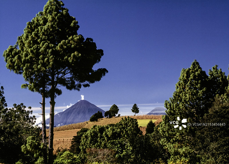 富埃戈火山，危地马拉图片素材