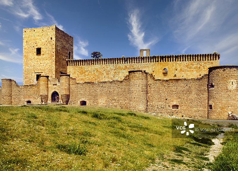 佩德拉萨城堡，塞哥维亚，西班牙图片素材