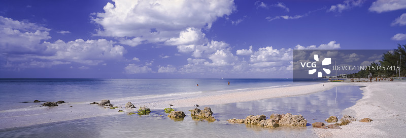 迈尔斯堡海滩，佛罗里达州，美国图片素材