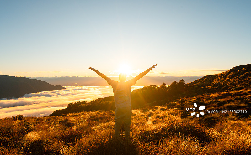 在荒野中感受自由图片素材