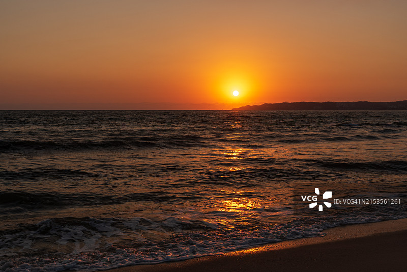 墨西哥布塞里亚斯日落图片素材