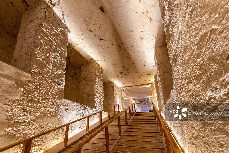 埃及卢克索帝王谷拉美西斯三世陵墓图片素材