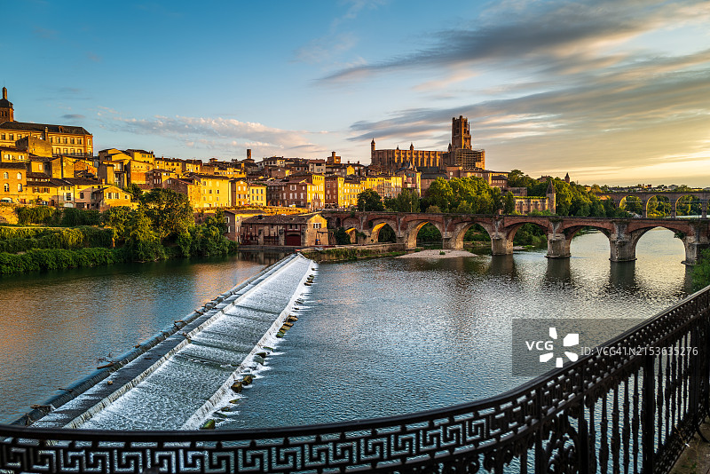 阿尔比小镇图片素材