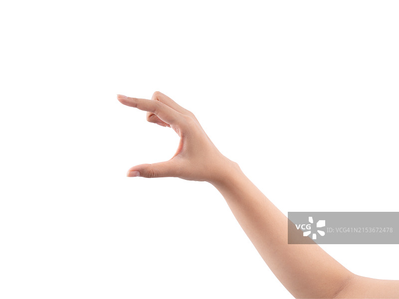 一只手指指向左边的手图片素材