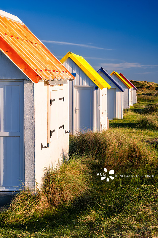 法国诺曼底古维尔滨海图片素材