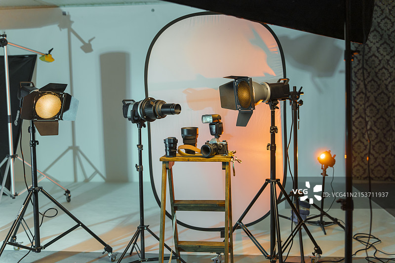 摄影工作室灯光图片素材