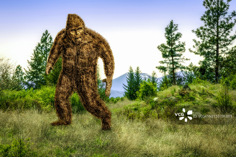 大脚怪图片素材