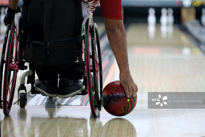 体育运动中的残疾人图片素材