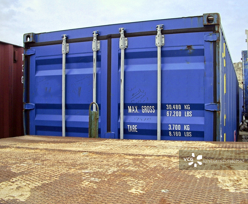 钢铁运输集装箱图片素材