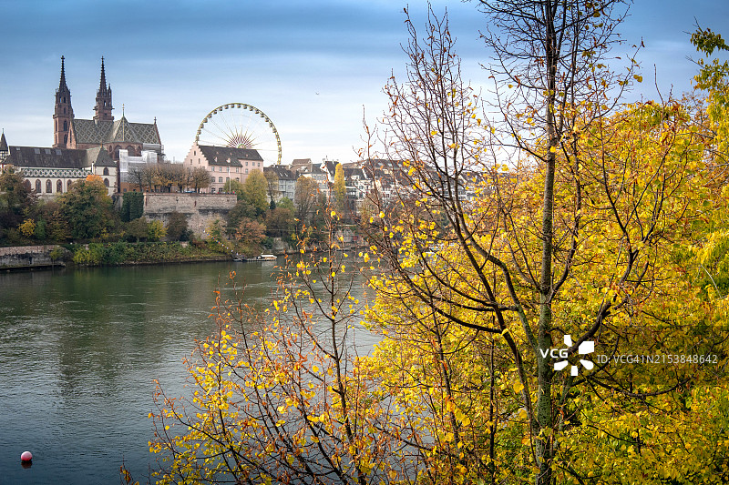 瑞士巴塞尔城市风光图片素材