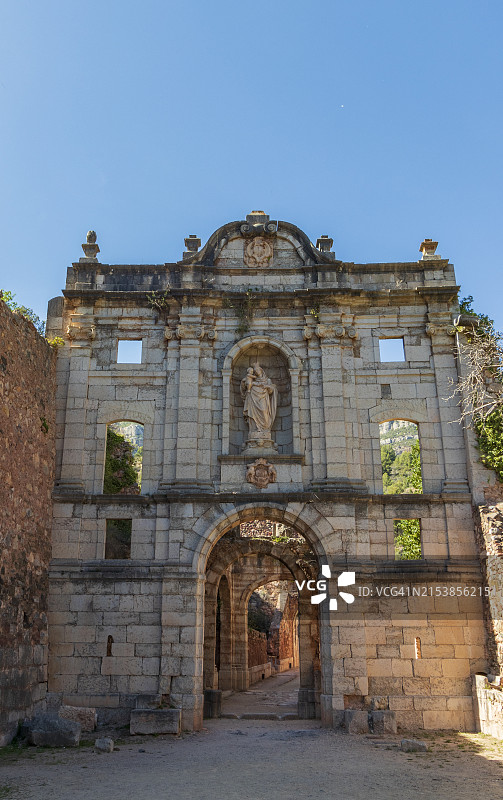 埃斯卡拉代修道院外观图片素材