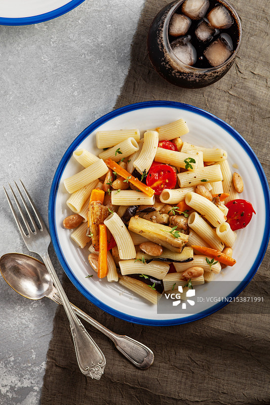 蔬菜通心粉：意大利面图片素材