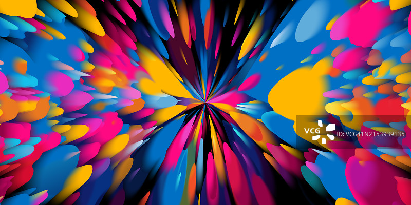 充满活力的抽象色彩爆炸背景图片素材