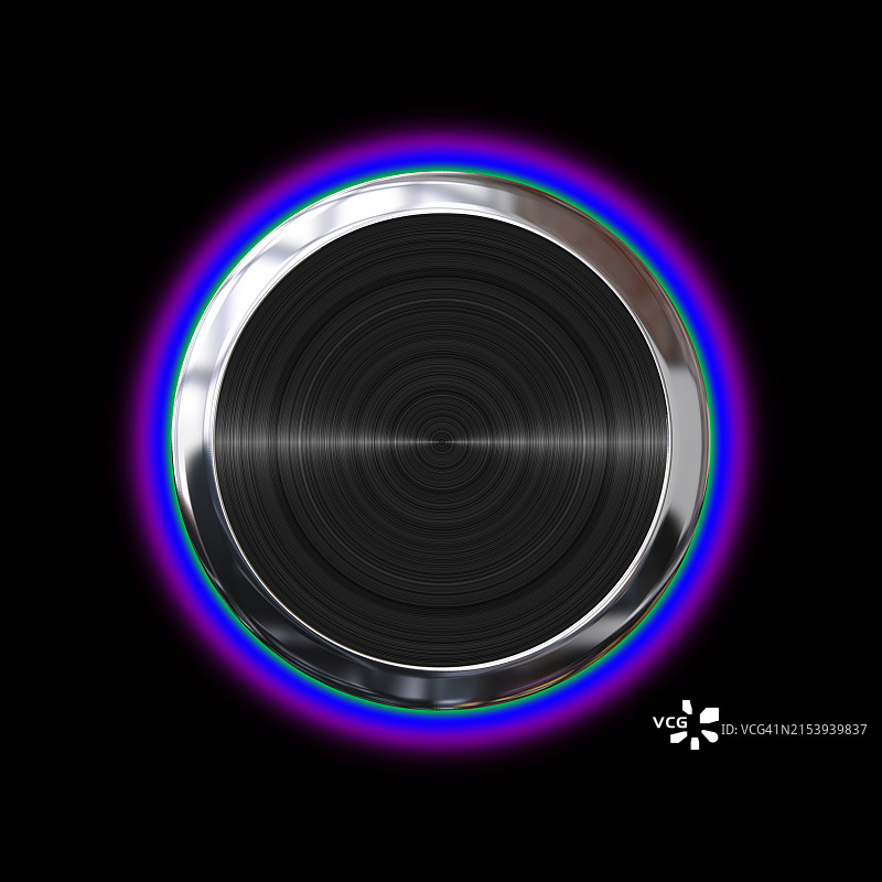 金属圆形粗糙纹理抽象背景，类似黑胶唱片图片素材