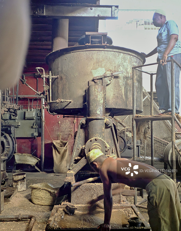 可能生产椰子油的非洲工厂图片素材