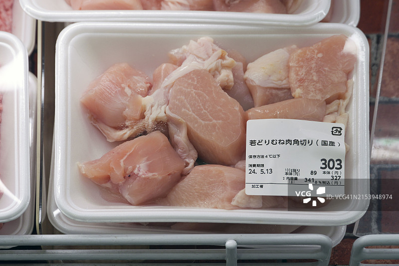 日式鸡胸肉块图片素材