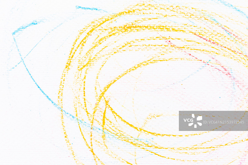 蜡笔手绘设计元素套装，彩色粉笔条纹背景图片素材