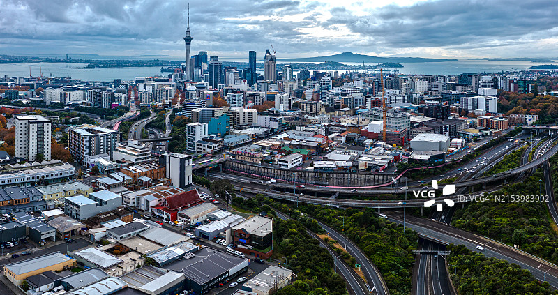 从西南部眺望奥克兰图片素材
