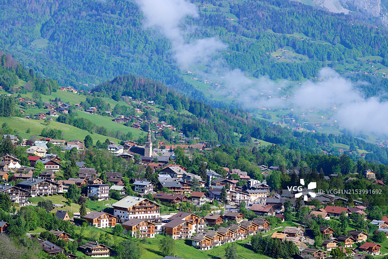 COMBLOUX鸟瞰图图片素材