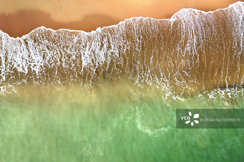 海滩鸟瞰图图片素材