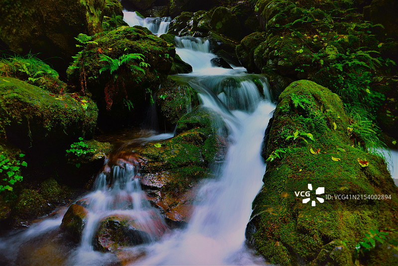 瀑布景观图片素材