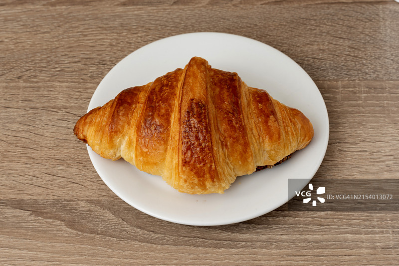 黄油可颂图片素材