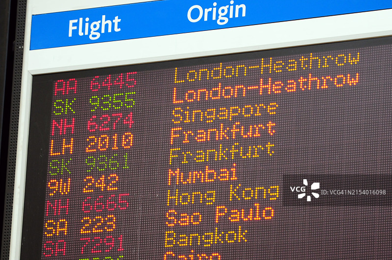 机场到达图片素材