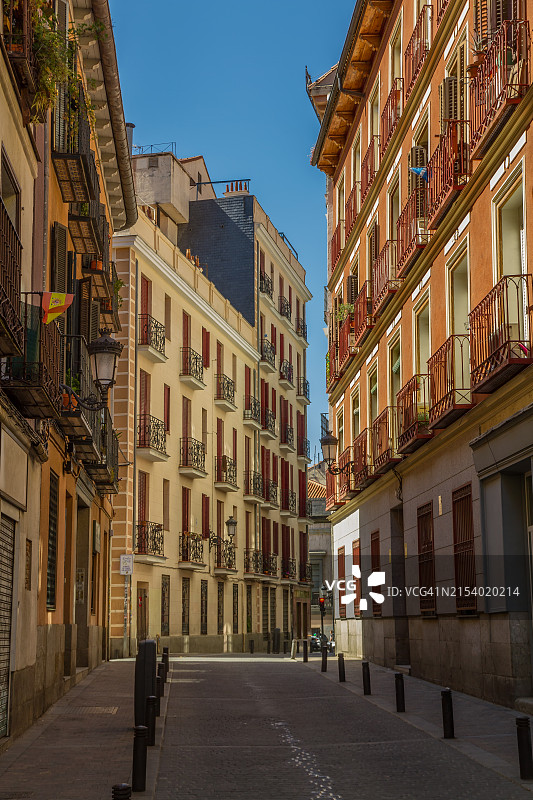 马德里市中心街景图片素材