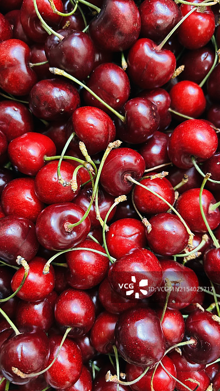 西班牙马德里樱桃特写图片素材