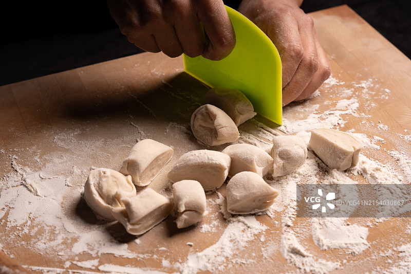 准备食物的局部照片图片素材