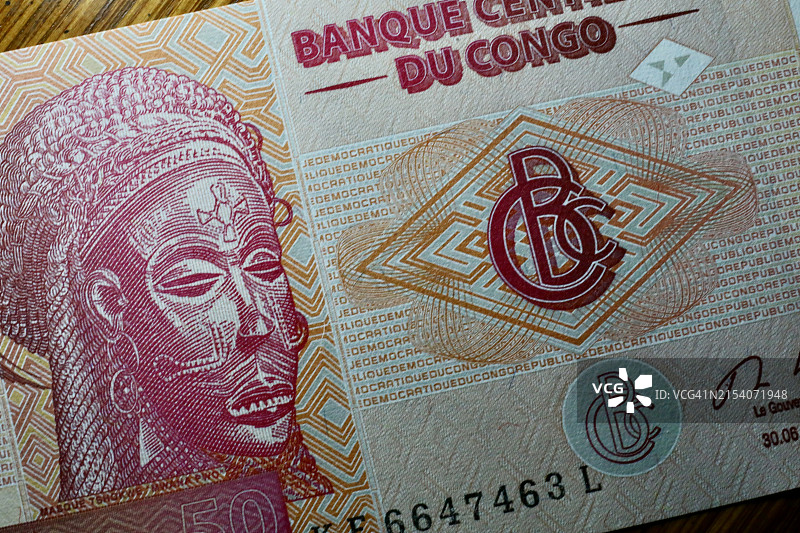 非洲刚果纸币图片素材
