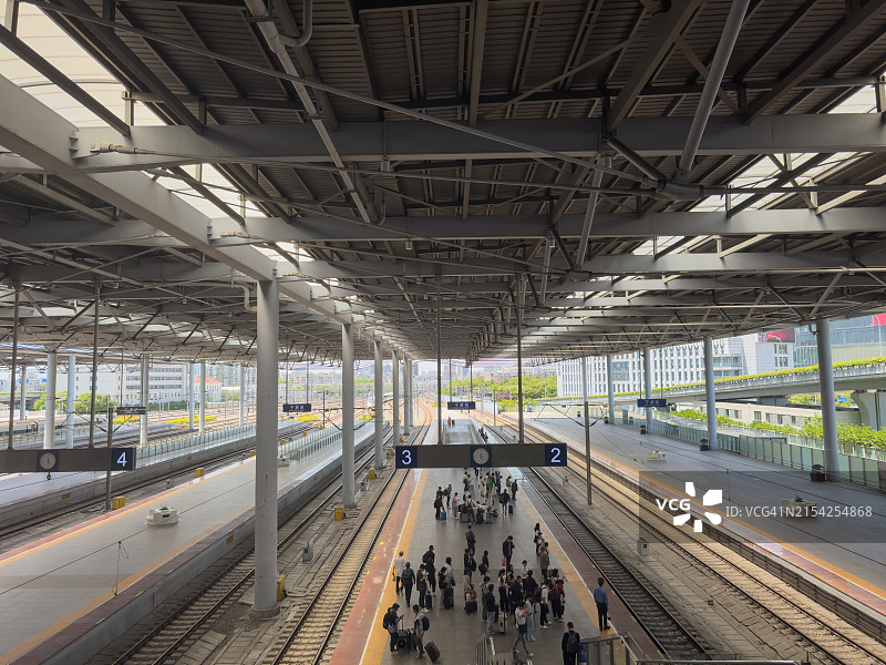 高铁站台图片素材