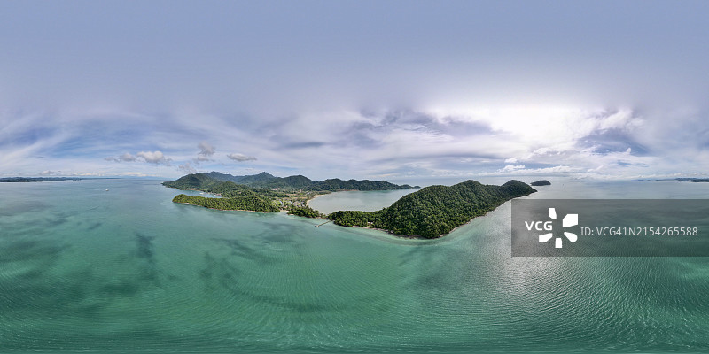 象岛全景航拍图片素材