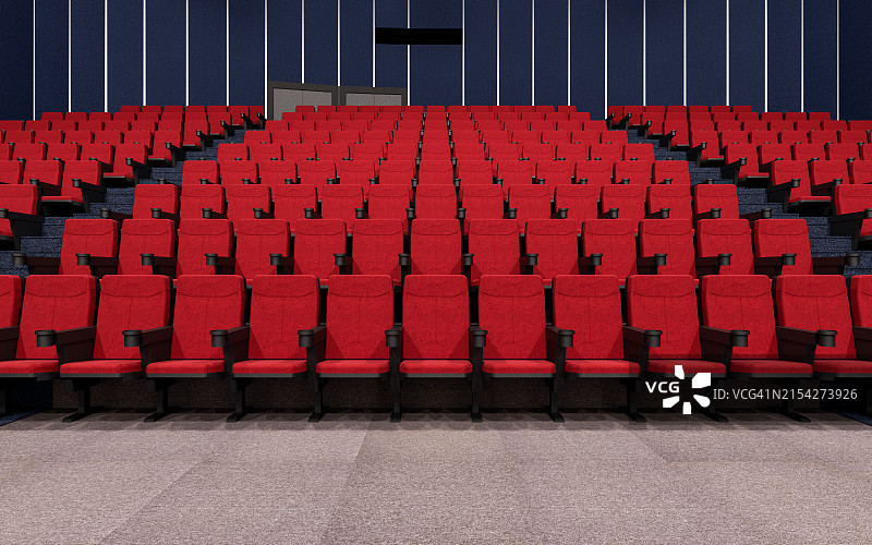 空旷的电影院图片素材